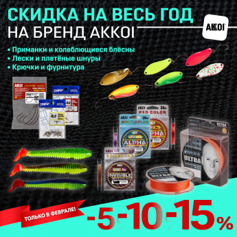 Осталось 10 дней закрепить скидку по бренду AKKOI на год!