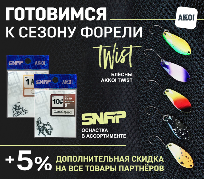 Блёсны и приманки для форелевой темы