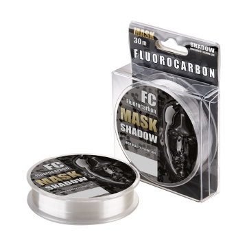 Флюорокарбон MASK SHADOW прозрачный, размотка 30м, диаметр 0,156мм, тест 1,68кг, 1шт