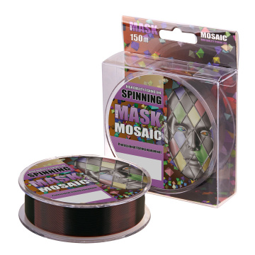 Монофильная леска MASK SPINNING хамелеон, размотка 150м, диаметр 0,125мм, тест 1,11кг, 1шт